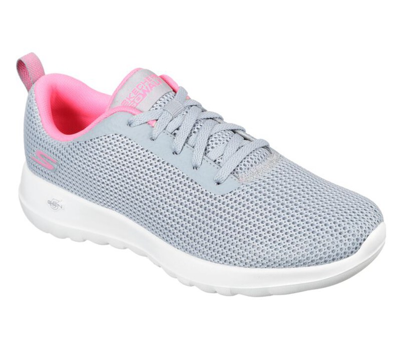 Skechers Dam Grå/Rosa Sneakers - Gowalk Joy - Upturn - Sverige (UFQCG-8096)